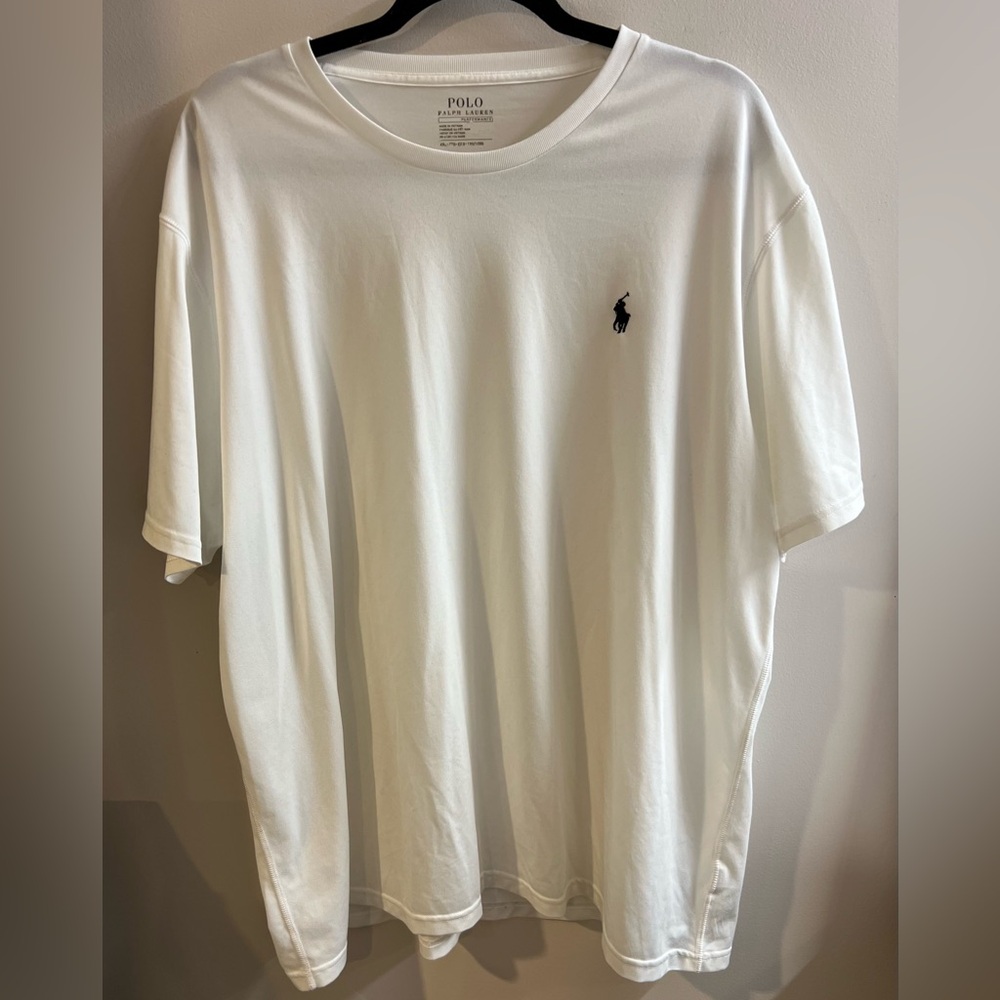 Polo Ralph Lauren Performance White Crewneck Short-Sleeve Tee